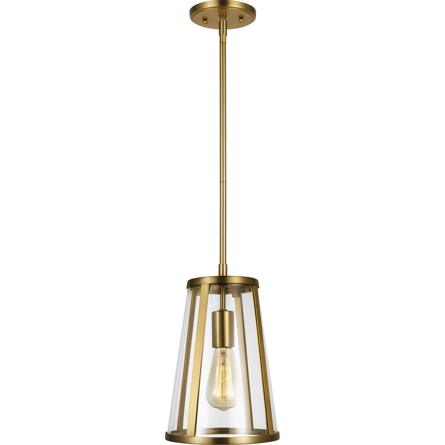 011 SR-735733 | Additional Silo | Harrow Pendant by Generation Lighting. Made from steel in a modern style.