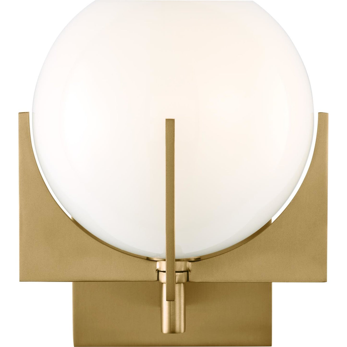003 S-344878 | Additional Silo | Abbott Wall Sconce by Generation Lighting in burnished brass. Made from steel in a modern style.