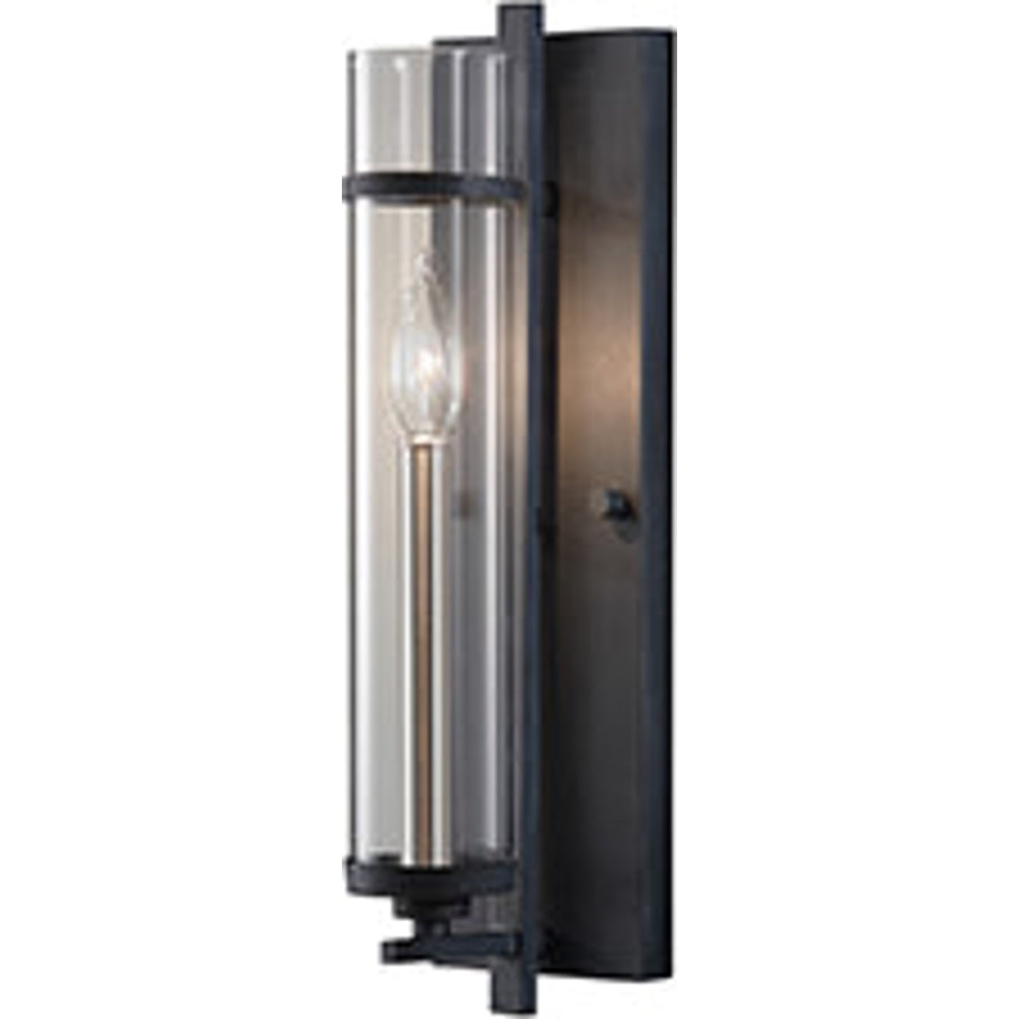 002 S-284517 | Additional Silo | Ethan Sconce by Generation Lighting in antique forged iron, brushed steel. Made from steel in a modern style.