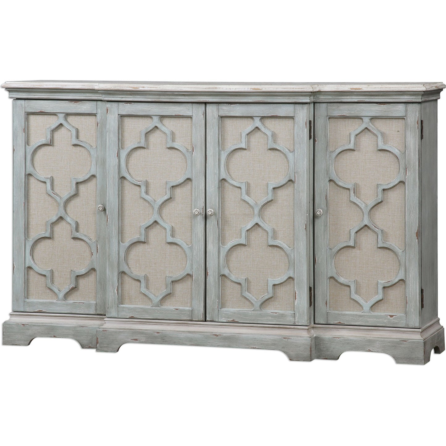 002 S-253043 | Additional Silo | Sophie Cabinet by Uttermost. Made from alm veneer, mdf, linen in a cottage & farmhouse style.