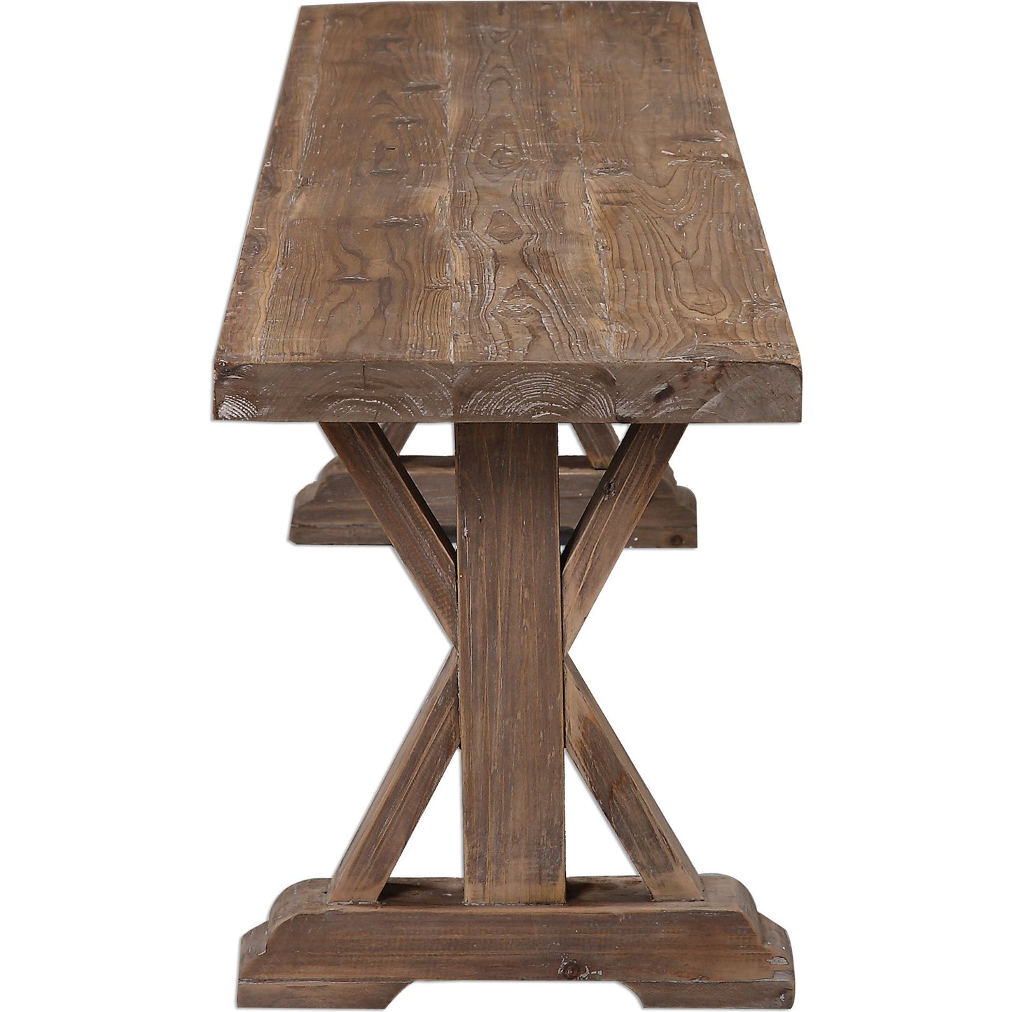 005 S-253056 | Additional Silo | Stratford Salvaged Wood Bench by Uttermost. Made from solid wood in a cottage & farmhouse style.