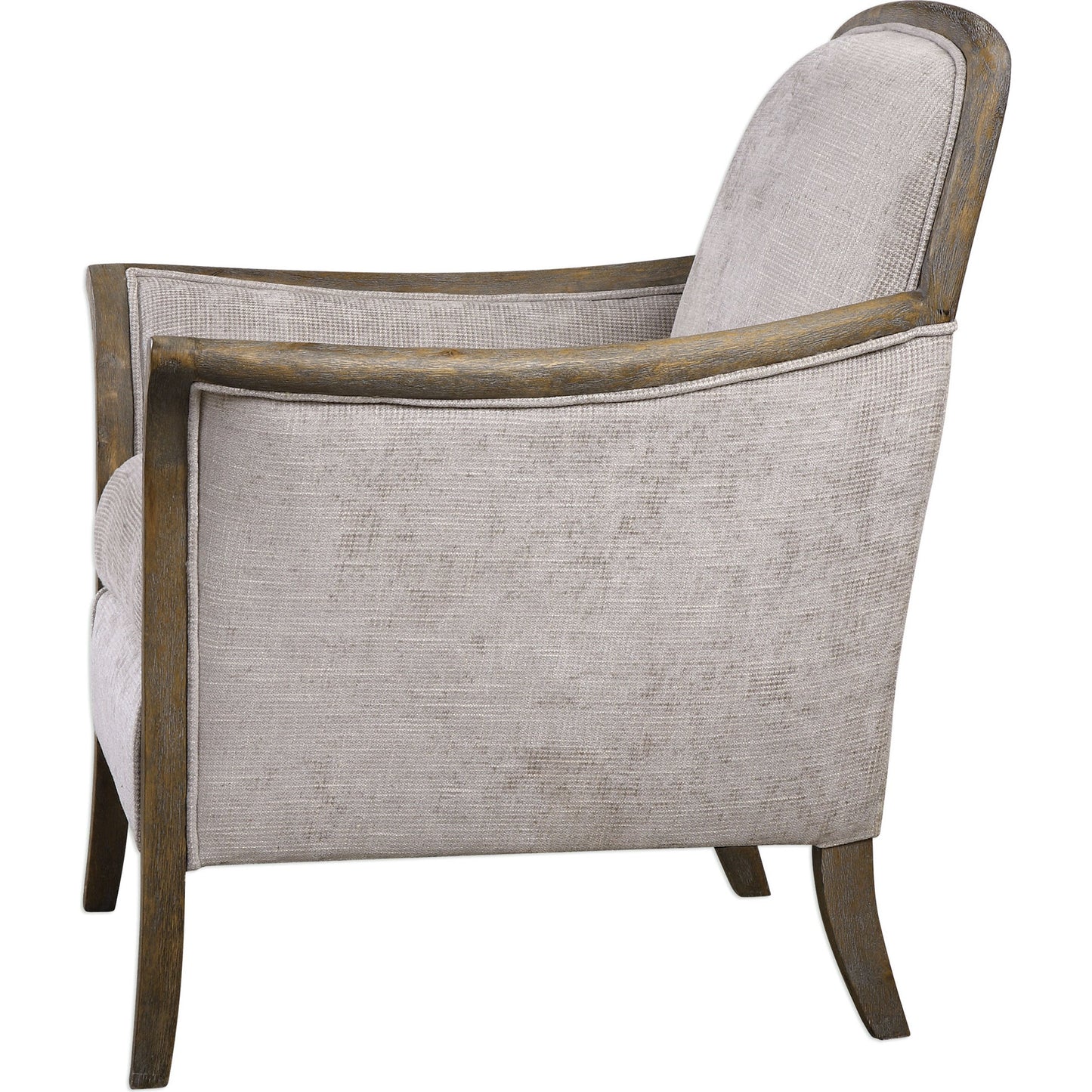 008 S-252879 | Additional Silo | Brittoney Armchair by Uttermost. Made from solid wood, plywood, fabric, foam in a cottage & farmhouse style.