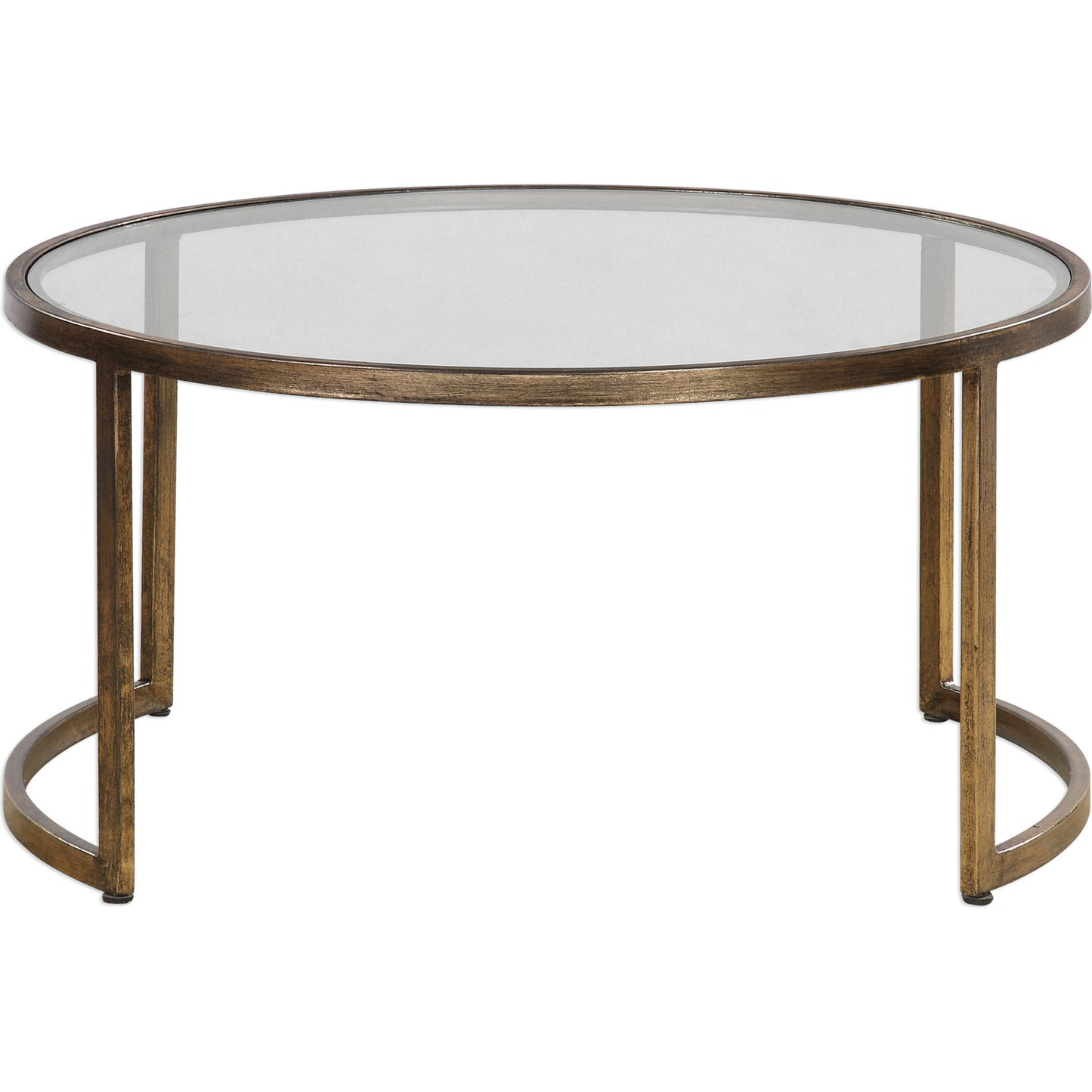 005 S-253127 | Additional Silo | Rhea Nested Coffee Tables (Set of 2) by Uttermost. Made from metal, glass in a modern style.