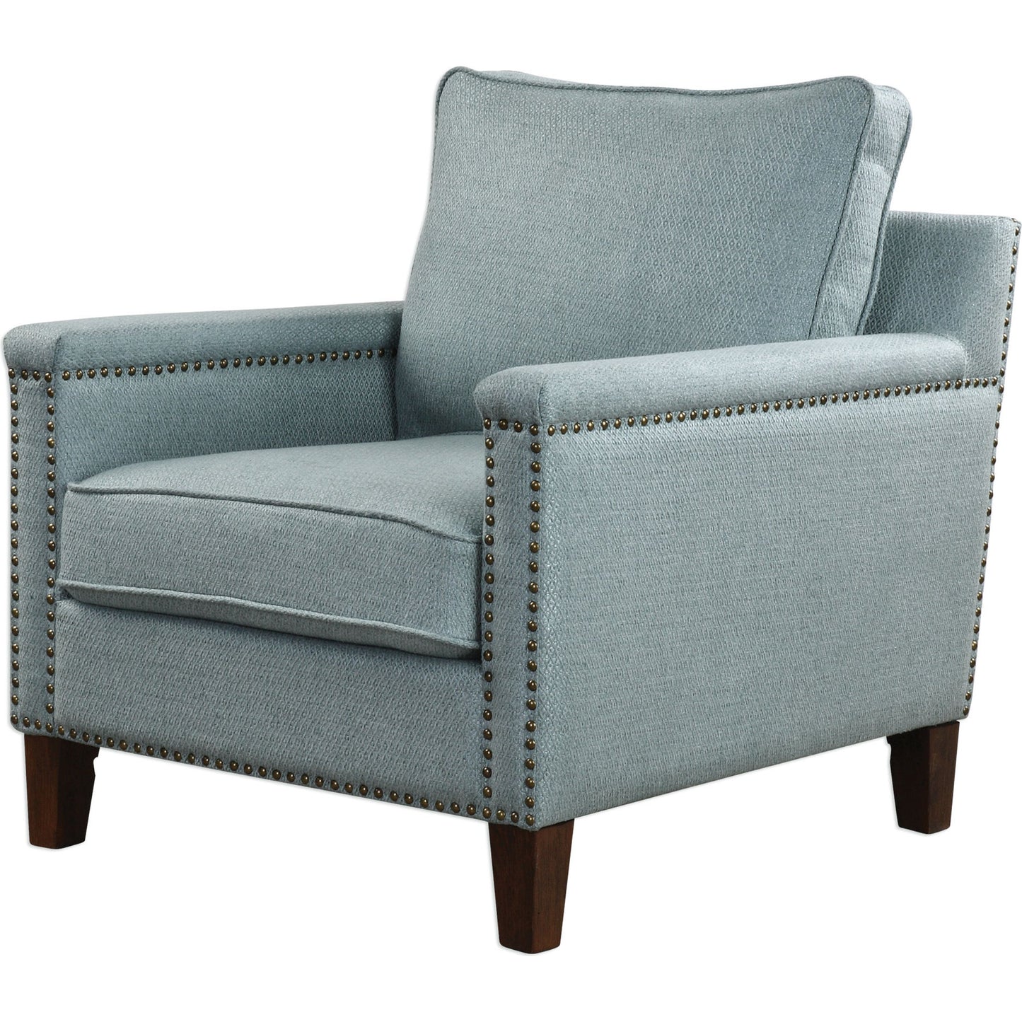 002 S-252887 | Additional Silo | Charlotta Accent Chair by Uttermost. Made from fabric, plywood, oak, foam in a cottage & farmhouse style.