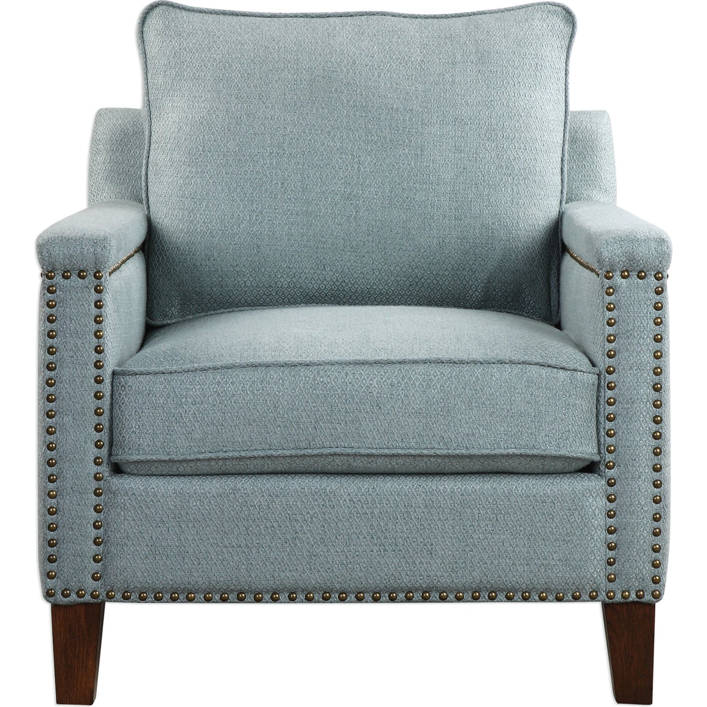 001 S-252887 | Additional Silo | Charlotta Accent Chair by Uttermost. Made from fabric, plywood, oak, foam in a cottage & farmhouse style.