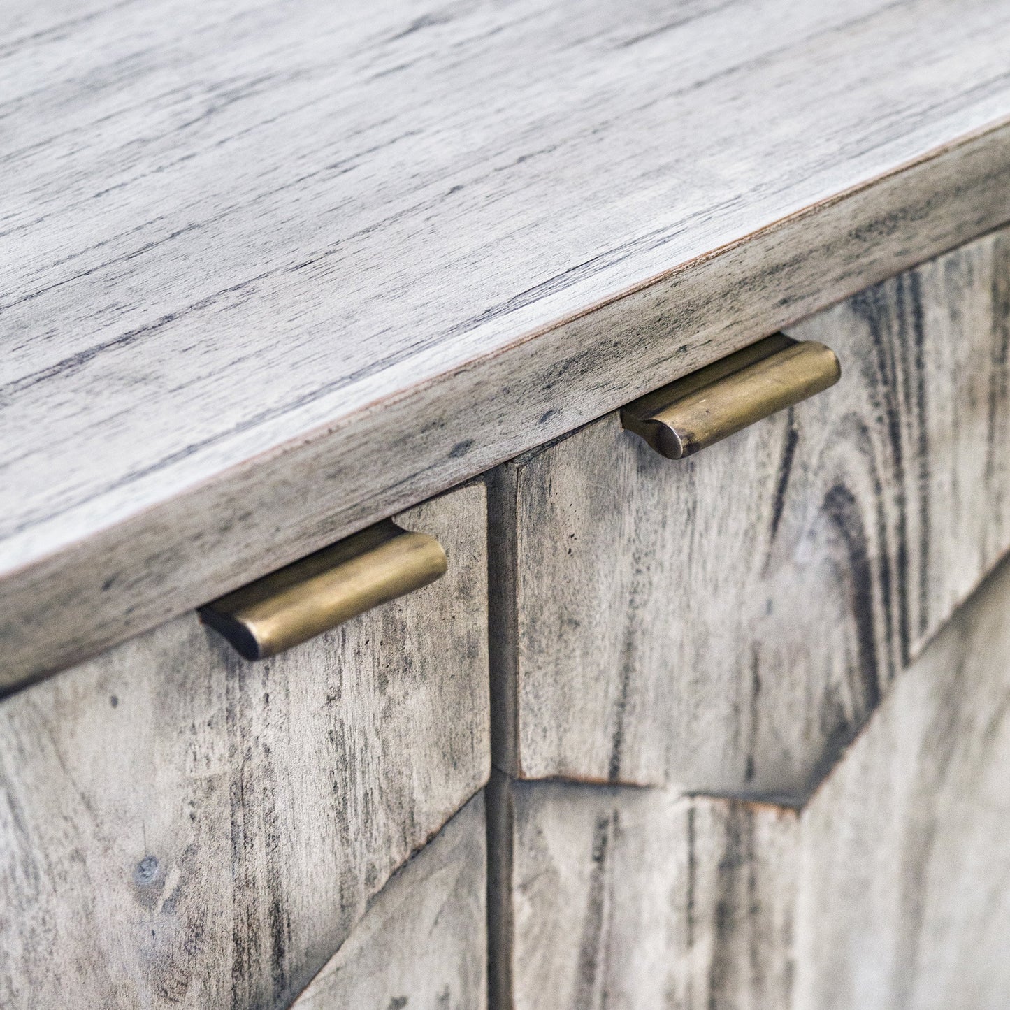 004 S-329030 | Additional Silo | Catori Smoked Ivory Console Cabinet by Uttermost. Made from mdf carb phase 2 with mahogany wood in a eclectic & global style.