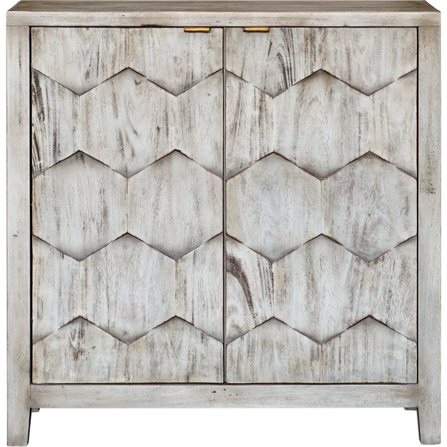 001 S-329030 | Additional Silo | Catori Smoked Ivory Console Cabinet by Uttermost. Made from mdf carb phase 2 with mahogany wood in a eclectic & global style.