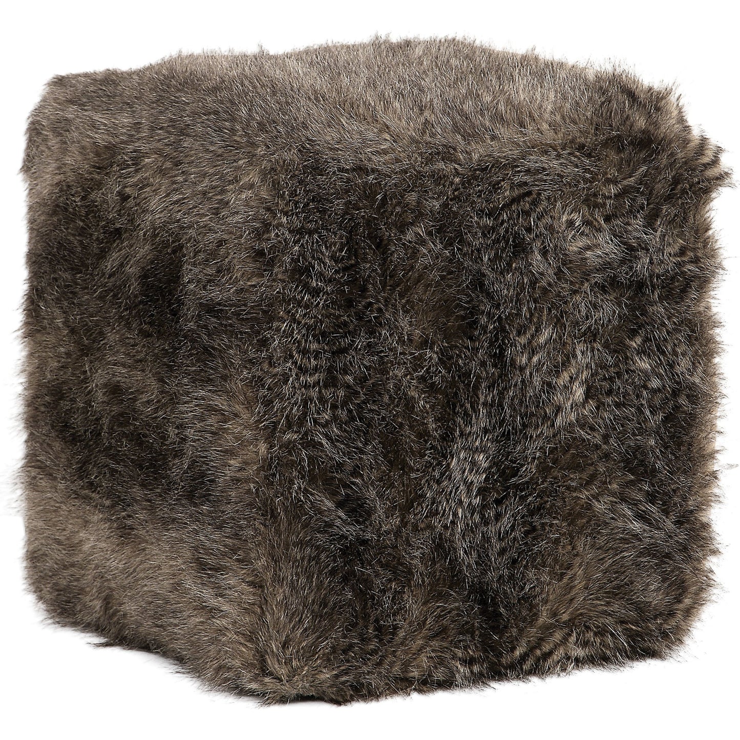 001 S-328949 | Additional Silo | Jayna Fur Ottoman by Uttermost. Made from mdf, faux fur, foam in a modern style.
