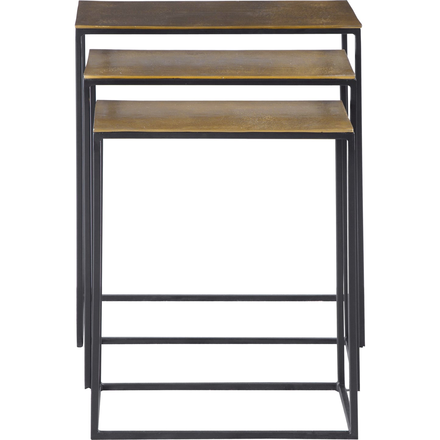 002 SR-388989 | Additional Silo | Coreene Nesting Tables by Uttermost in gold. Made from aluminum, iron in a modern style.