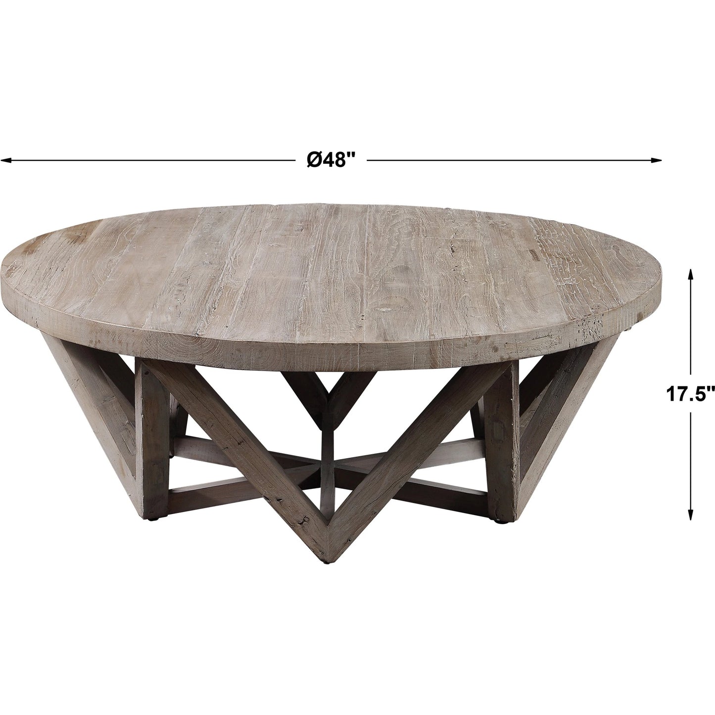 005 SR-766720 | Additional Silo | Kendry Reclaimed Wood Coffee Table by Uttermost. Made from old elm in a modern style.