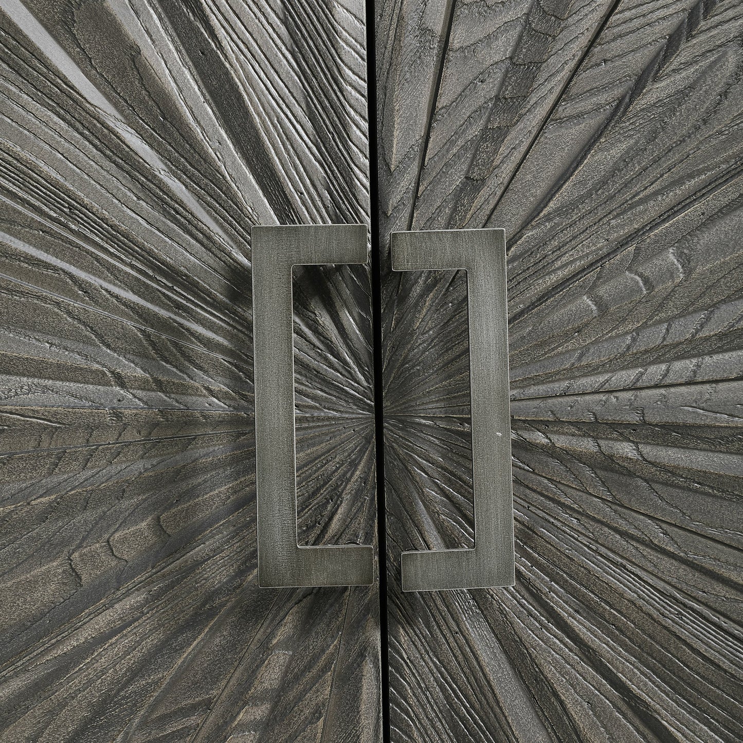 005 SR-824200 | Additional Silo | Shield Cabinet by Uttermost in gray. Made from rubber wood, oak veneer, mdf, particle board, steel in a eclectic & global style.