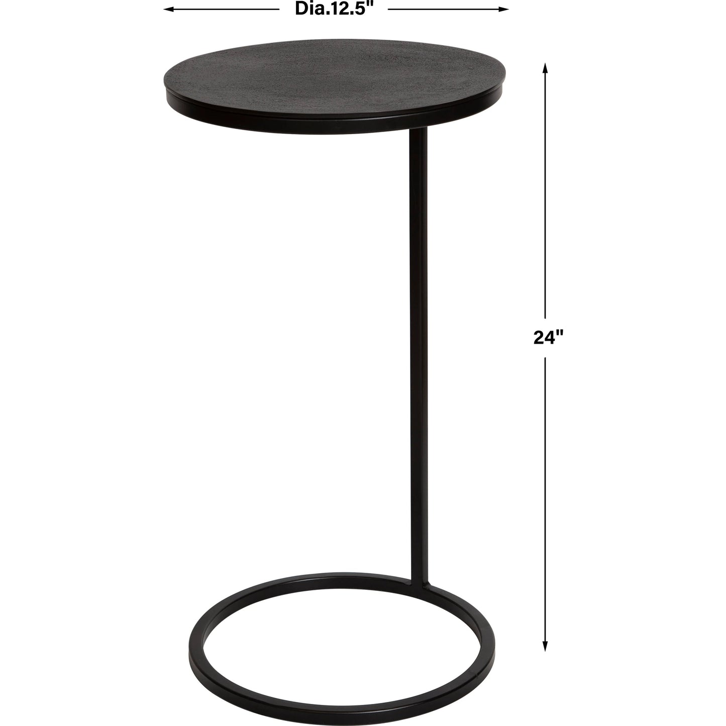 005 SI-1754786 | Additional Silo | Brunei Accent Table by Uttermost. Made from iron, aluminum in a modern style.