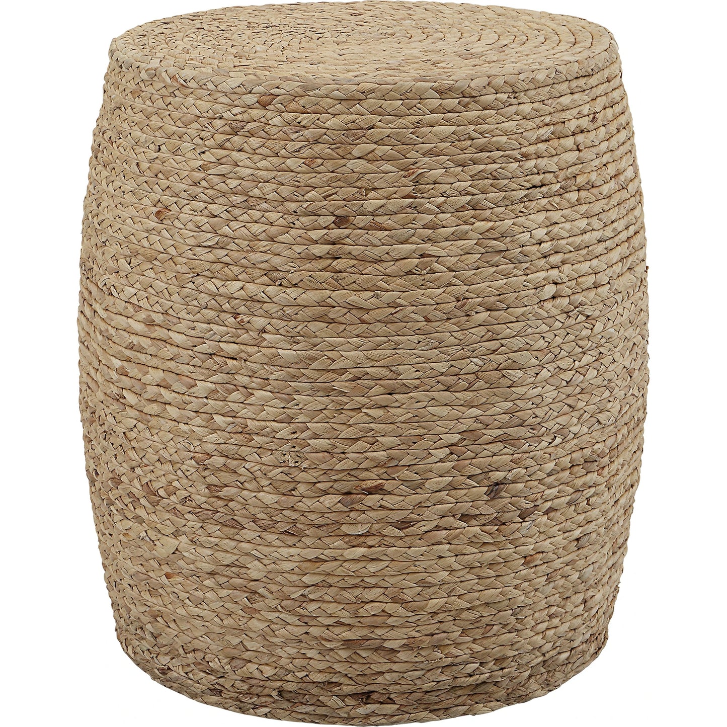 001 SI-1923705 | Additional Silo | Resort Accent Stool by Uttermost. Made from mdf, straw rope, fir in a coastal style.
