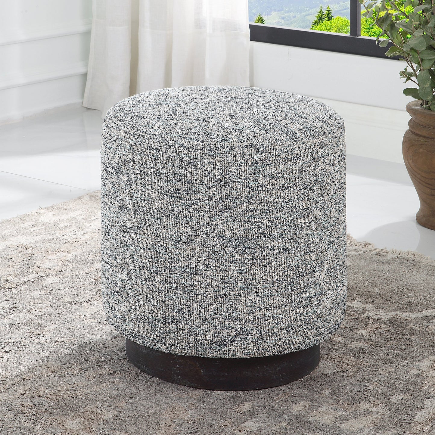 021 SI-1981308 | Lifestyle | Avila Ottoman by Uttermost. Made from unique in a transitional style.