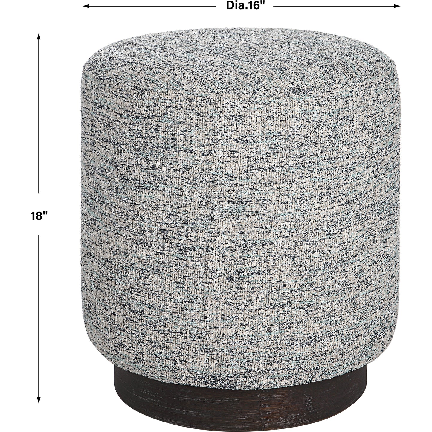 010 SI-1981308 | Additional Silo | Avila Ottoman by Uttermost. Made from unique in a transitional style.