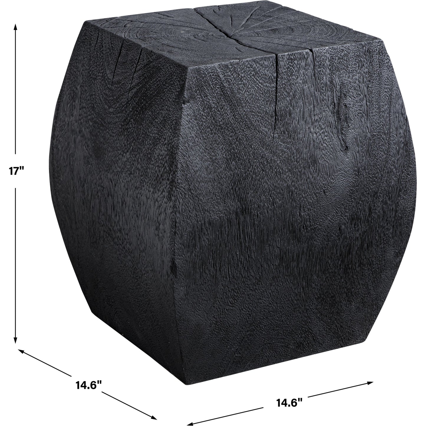 006 SI-1981376 | Additional Silo | Grove Accent Stool by Uttermost. Made from suar wood in a modern style.