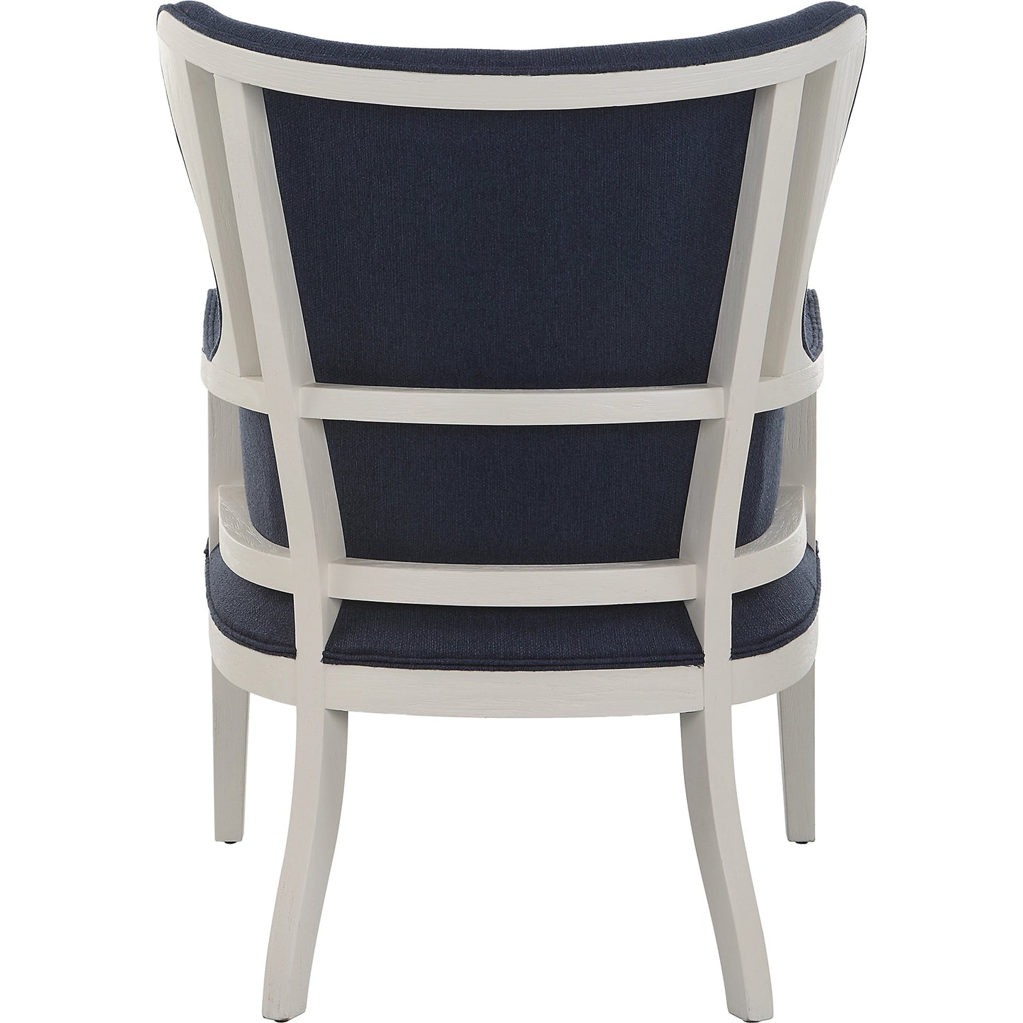 005 SI-1981325 | Additional Silo | Gordonston Accent Chair by Uttermost in blue and blue. Made from rubber wood, plywood, plyfoam, fabric in a modern style.