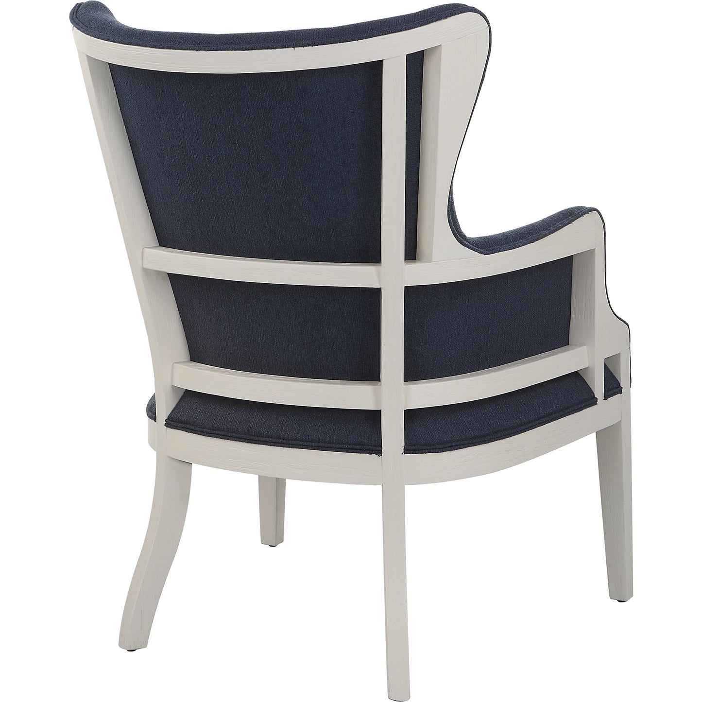 008 SI-1981325 | Additional Silo | Gordonston Accent Chair by Uttermost in blue and blue. Made from rubber wood, plywood, plyfoam, fabric in a modern style.