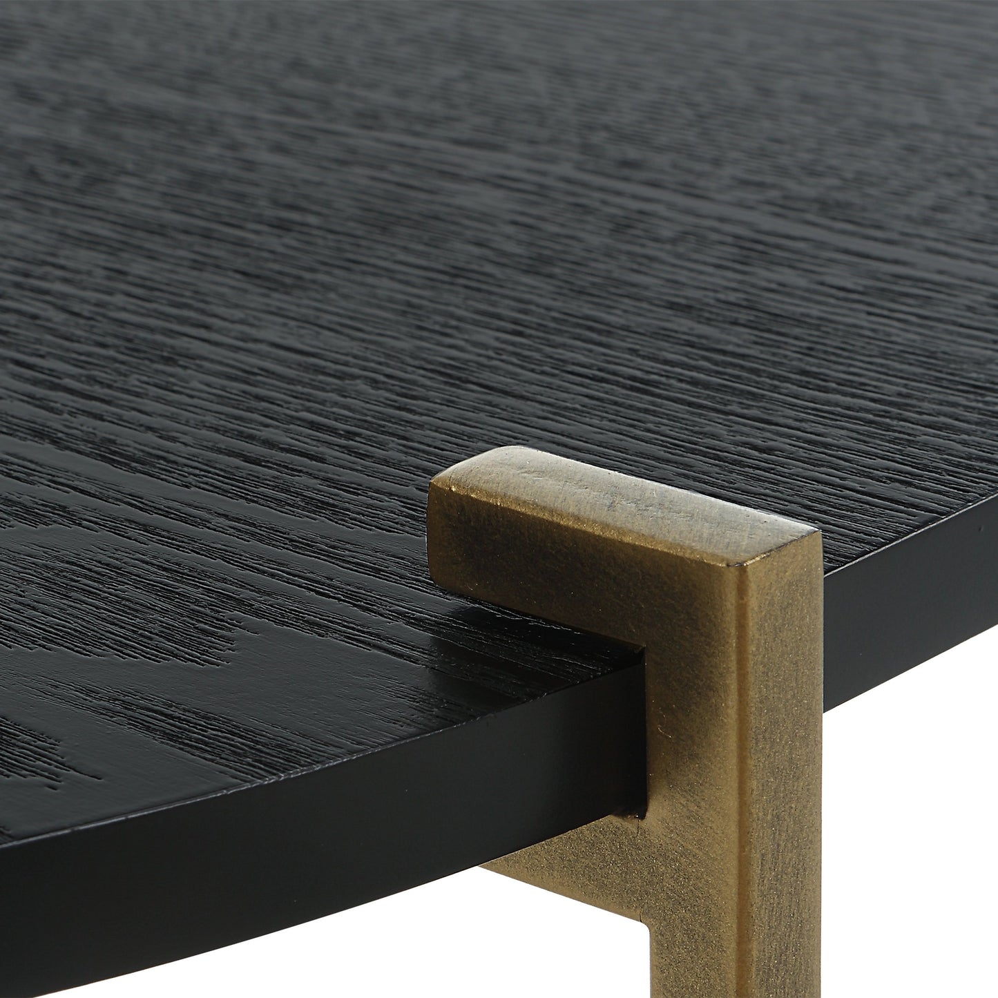 007 SI-1981285 | Additional Silo | Aztec Nesting Tables by Uttermost in antique brass, ebony. Made from iron, mdf, ash in a modern style.