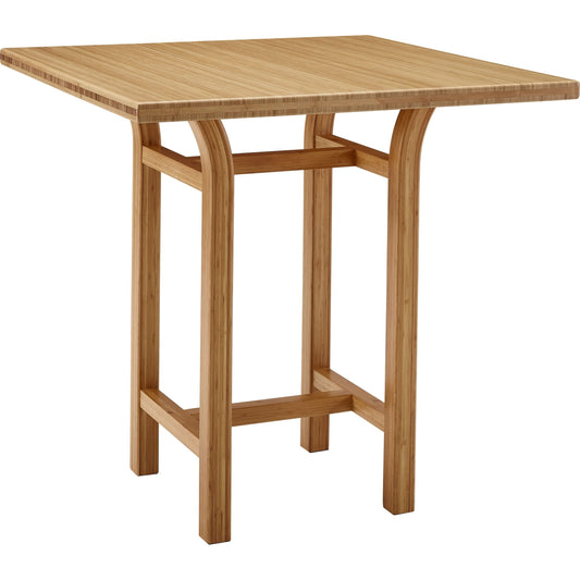 Tulip Counter Height Table by Greenington in caramelized. Made from 100% bamboo in a modern style.