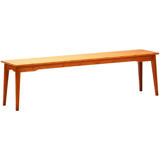 Currant Bench by Greenington in caramelized. Made from 100% bamboo in a traditional style.