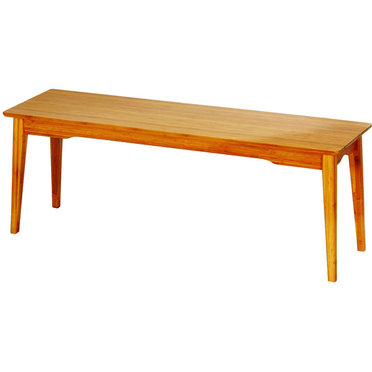 Currant Bench by Greenington in caramelized. Made from 100% bamboo in a traditional style.