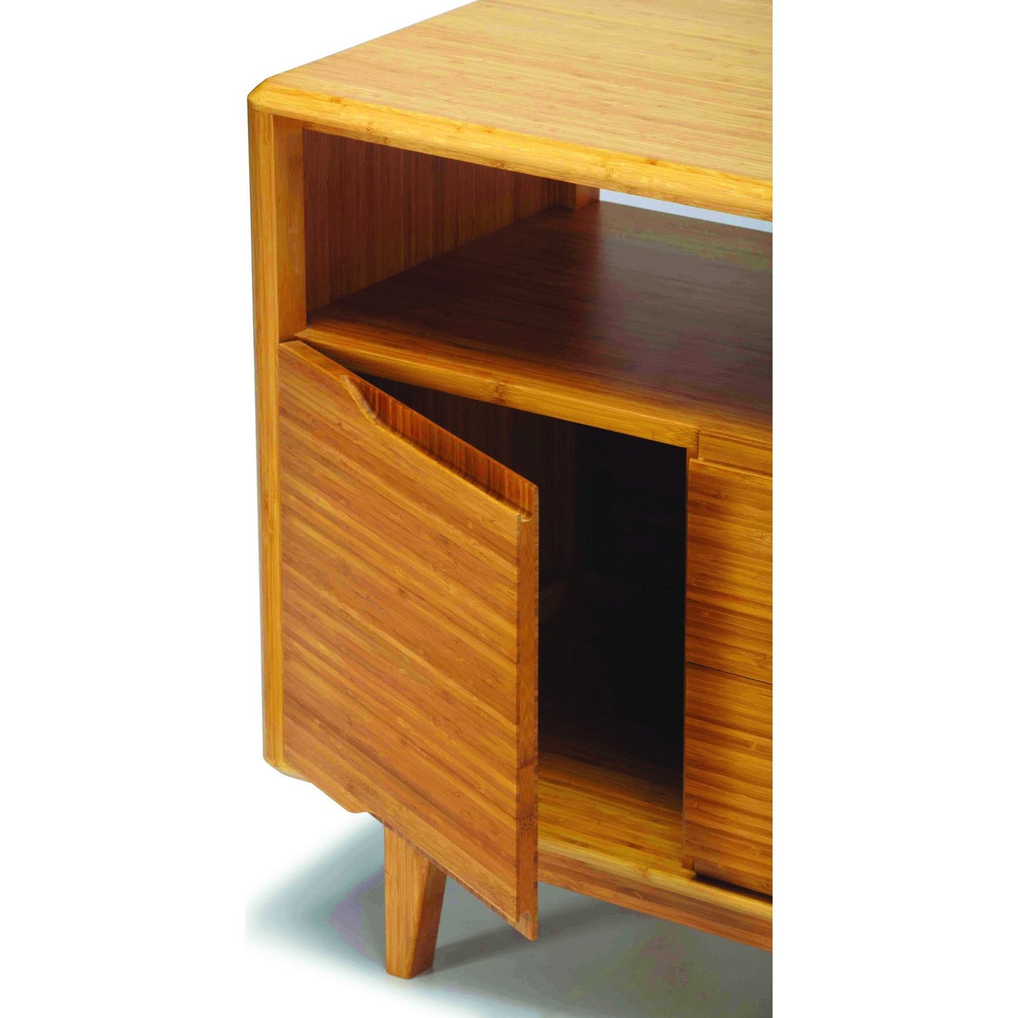 003 S-224098 | Additional Silo | Currant Media Unit by Greenington in caramelized. Made from 100% bamboo in a modern style.