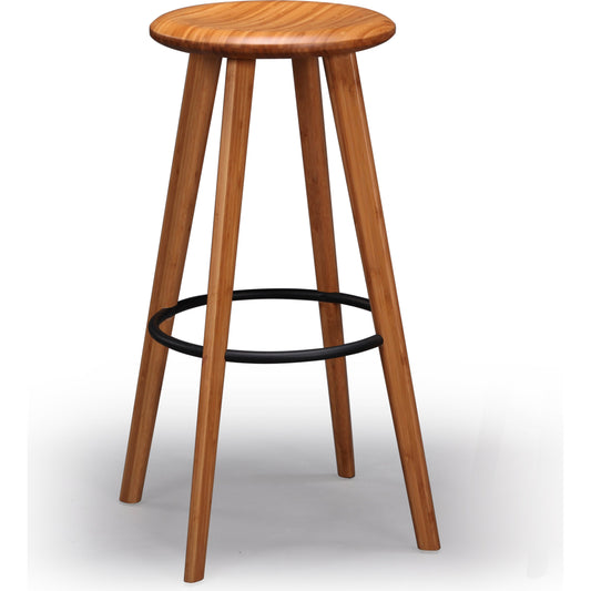Mimosa Bar Height Stool by Greenington in caramelized. Made from 100% bamboo in a traditional style.