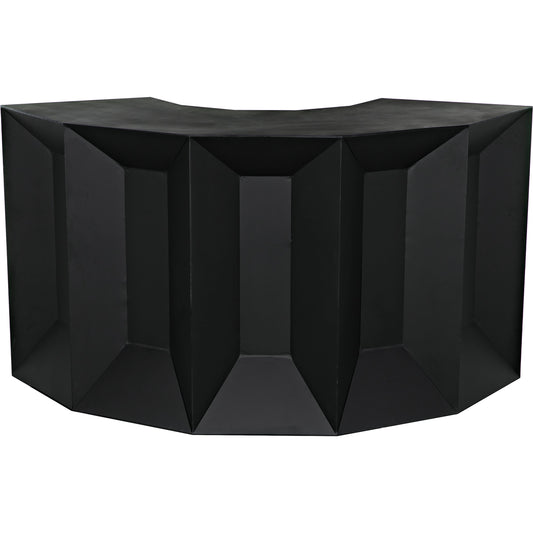 Peter Bar by Noir in matte black. Made from industrial steel in a modern style.