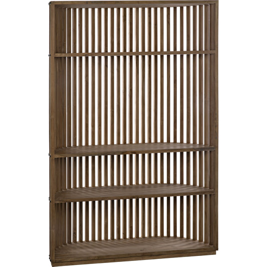 Opal Bookcase by Noir in teak. Made from unique in a modern style.
