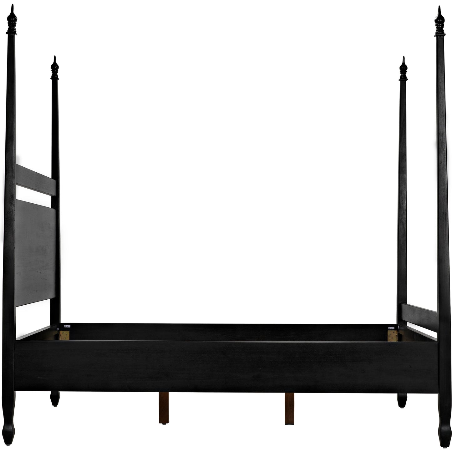 011 S-335602 | Additional Silo | Venice Bed by Noir in hand rubbed black. Made from mahogany in a transitional style.
