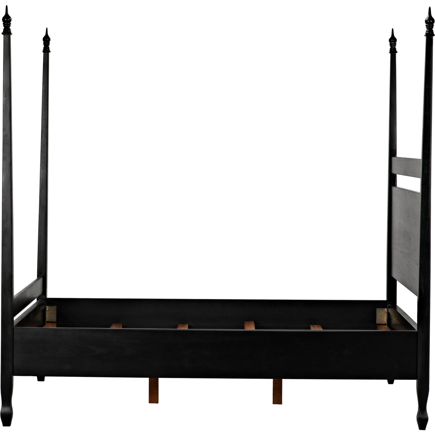 017 S-335602 | Additional Silo | Venice Bed by Noir in hand rubbed black. Made from mahogany in a transitional style.