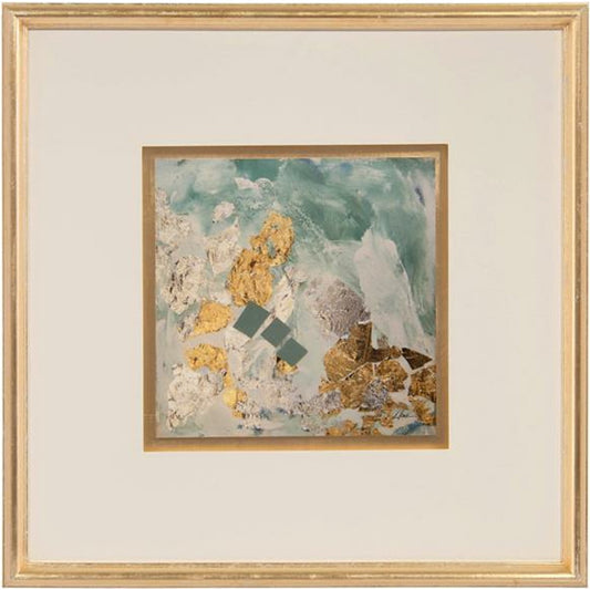 Jackie Ellens' Confetti I by John-Richard in gold. Made from unique in a transitional style.