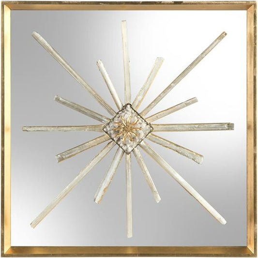 Star Crossed Diamond by John-Richard in brass, gold. Made from brass in a transitional style.