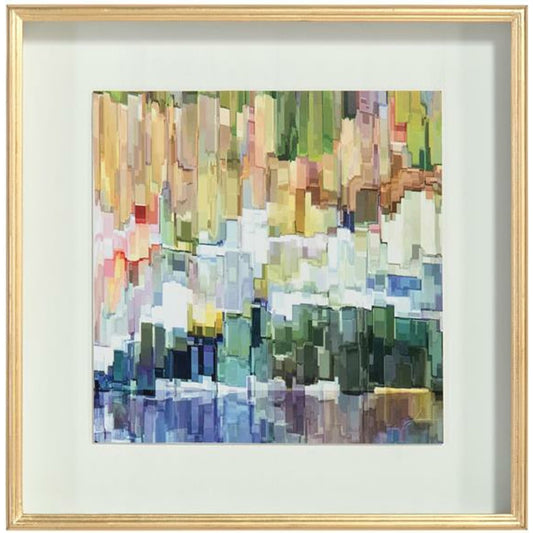 Glacier Bay I by John-Richard in gold, white. Made from unique in a modern style.