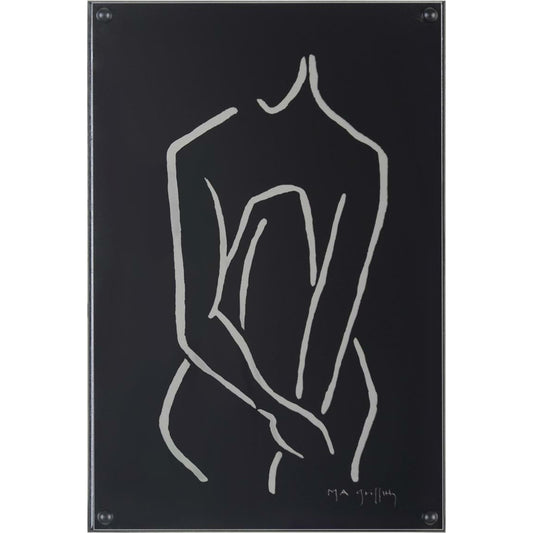 Ebony Contour II by John-Richard in black. Made from acrylic in a modern style.