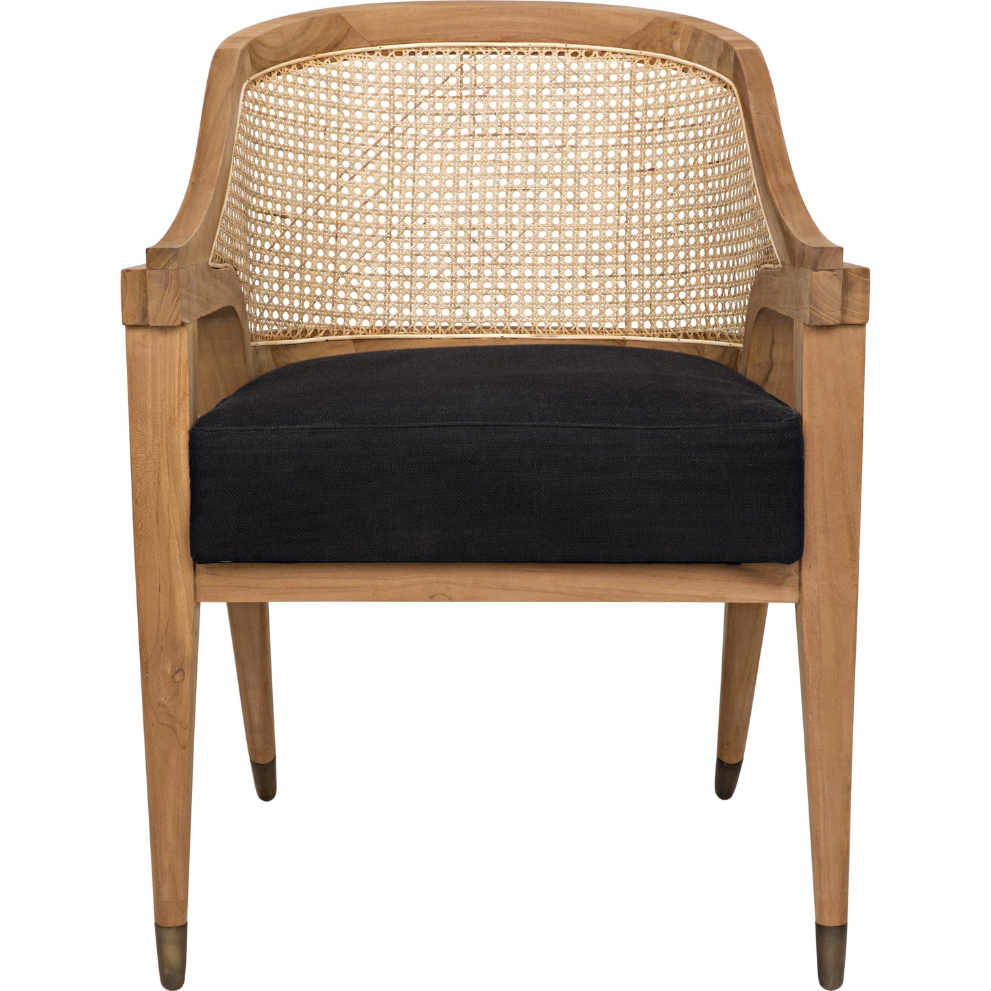 002 S-334532 | Additional Silo | Chloe Chair by Noir in teak. Made from teak in a transitional style.