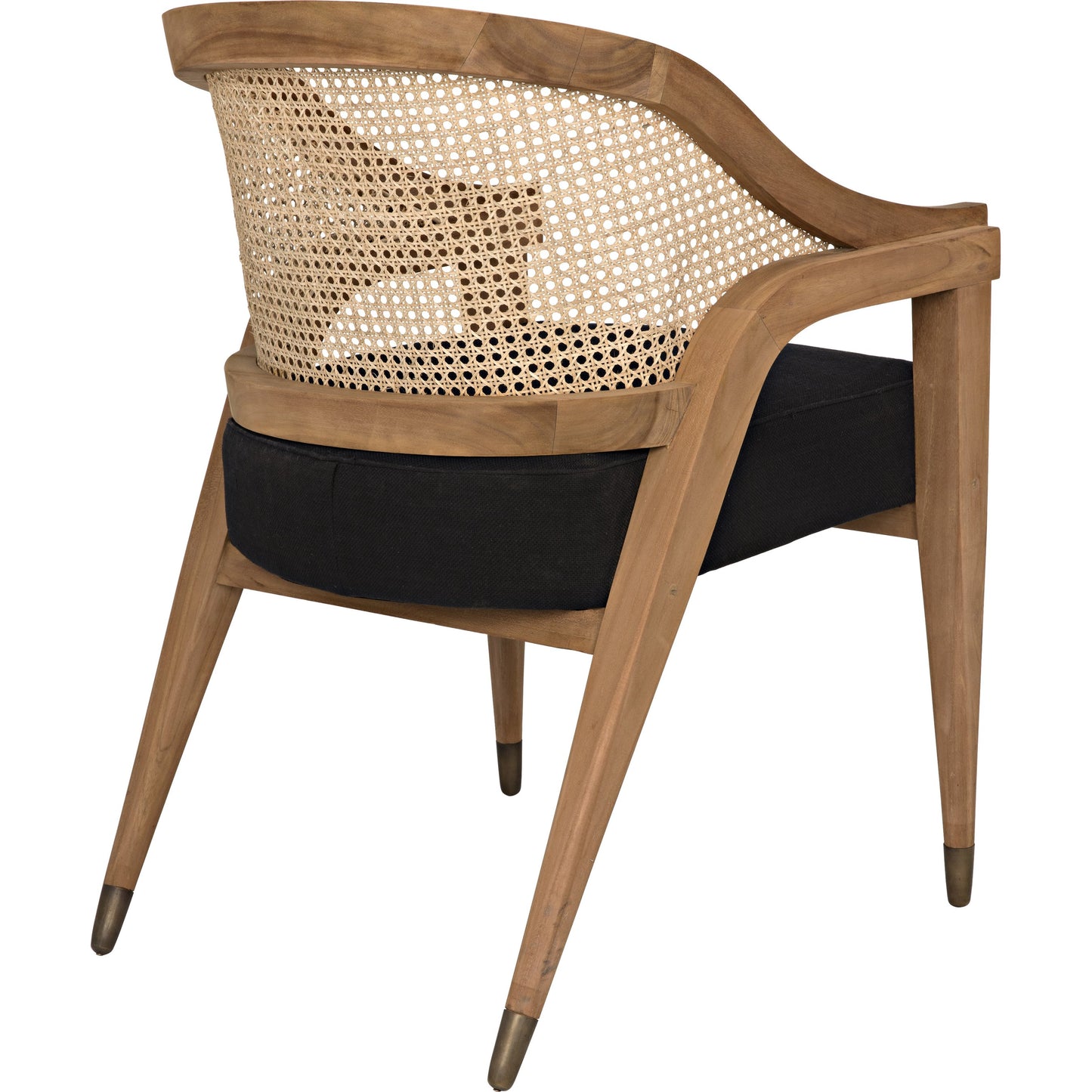 003 S-334532 | Additional Silo | Chloe Chair by Noir in teak. Made from teak in a transitional style.