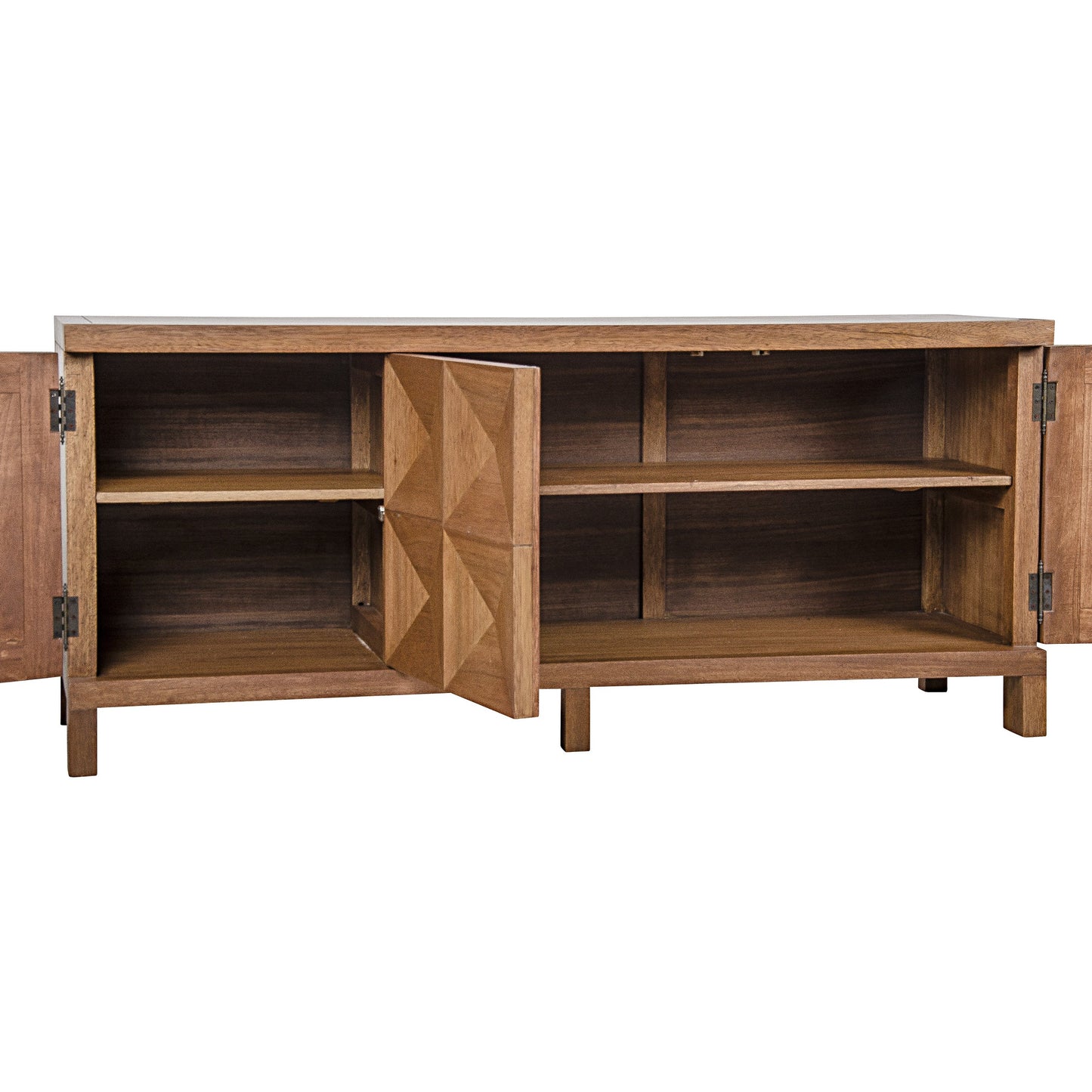 008 S-334258 | Additional Silo | Quadrant Sideboard by Noir. Made from walnut in a modern style.