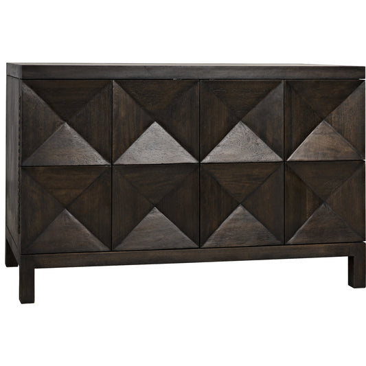 Quadrant Sideboard by Noir. Made from walnut in a modern style.