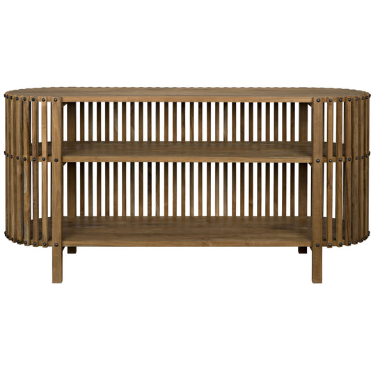 Consuela Console by Noir in teak. Made from teak in a modern style.