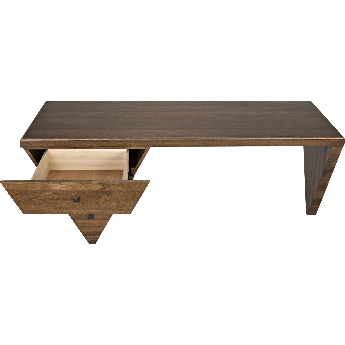 004 SR-387692 | Additional Silo | Tetramo Desk by Noir in dark walnut. Made from walnut in a modern style.