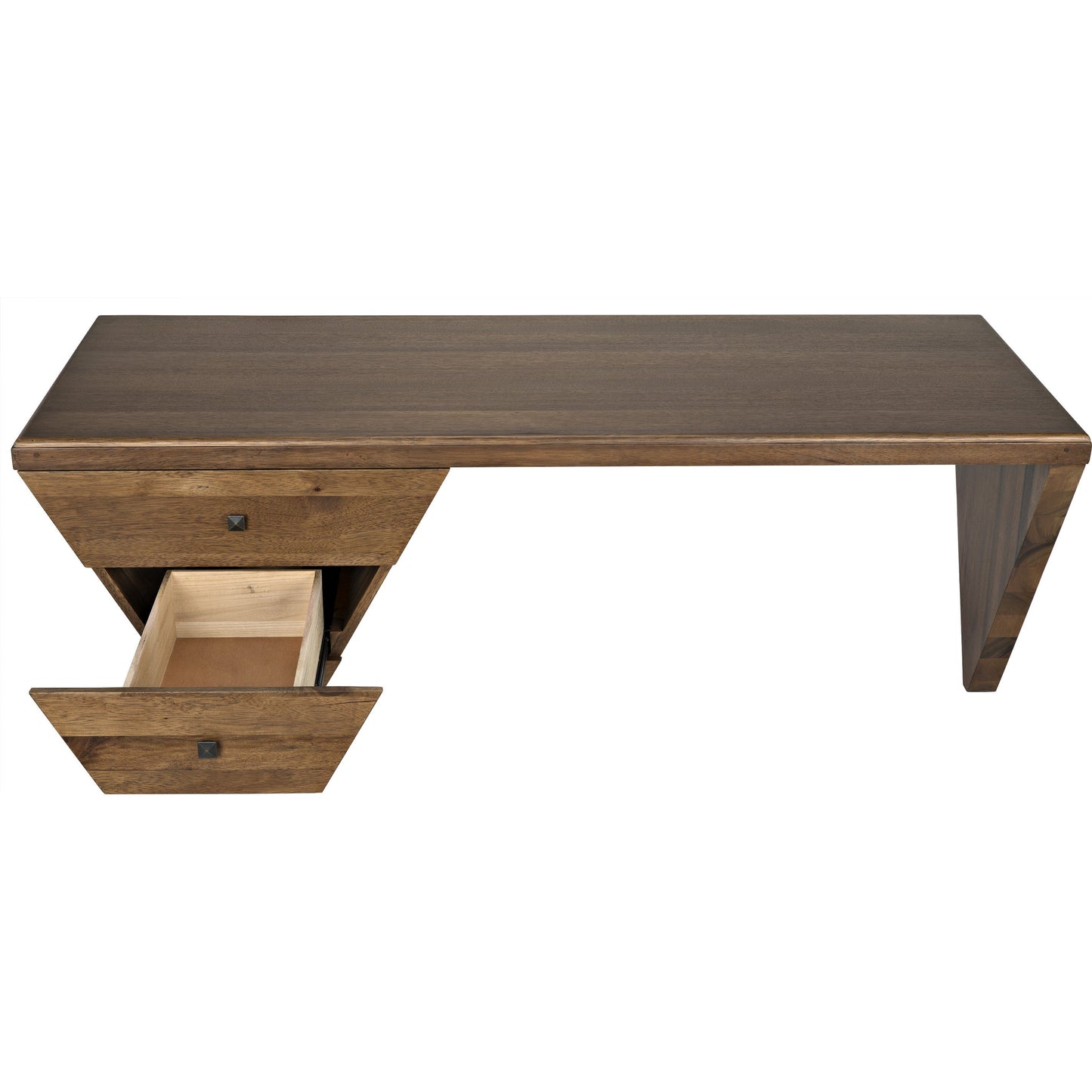 005 SR-387692 | Additional Silo | Tetramo Desk by Noir in dark walnut. Made from walnut in a modern style.