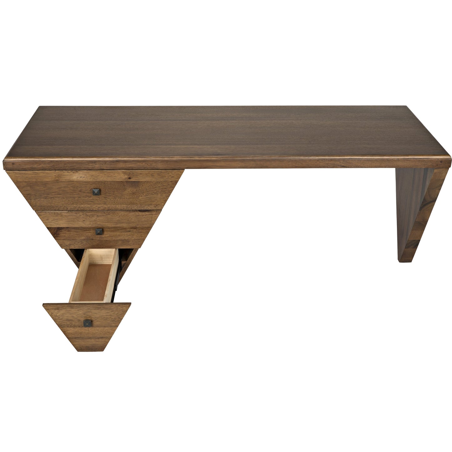 006 SR-387692 | Additional Silo | Tetramo Desk by Noir in dark walnut. Made from walnut in a modern style.