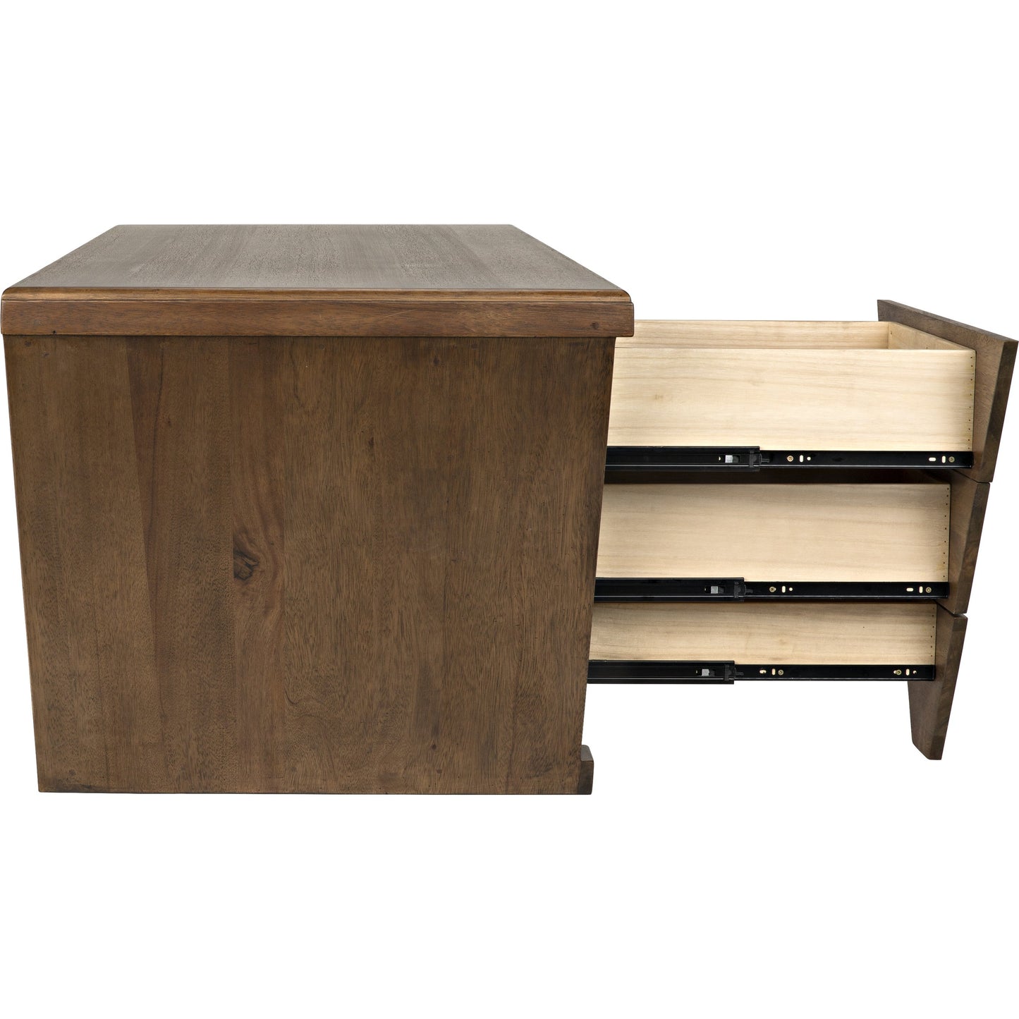 009 SR-387692 | Additional Silo | Tetramo Desk by Noir in dark walnut. Made from walnut in a modern style.