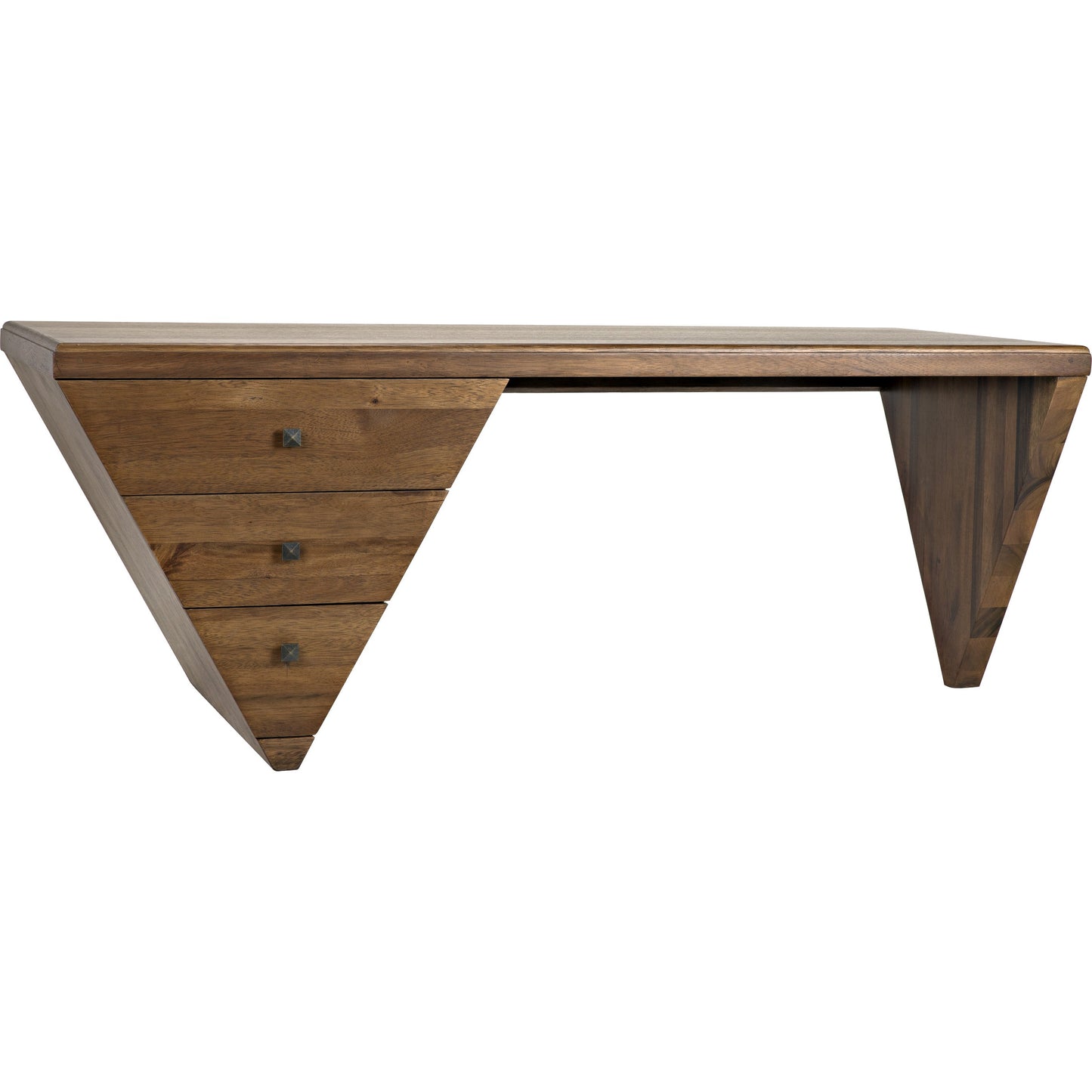 001 SR-387692 | Additional Silo | Tetramo Desk by Noir in dark walnut. Made from walnut in a modern style.