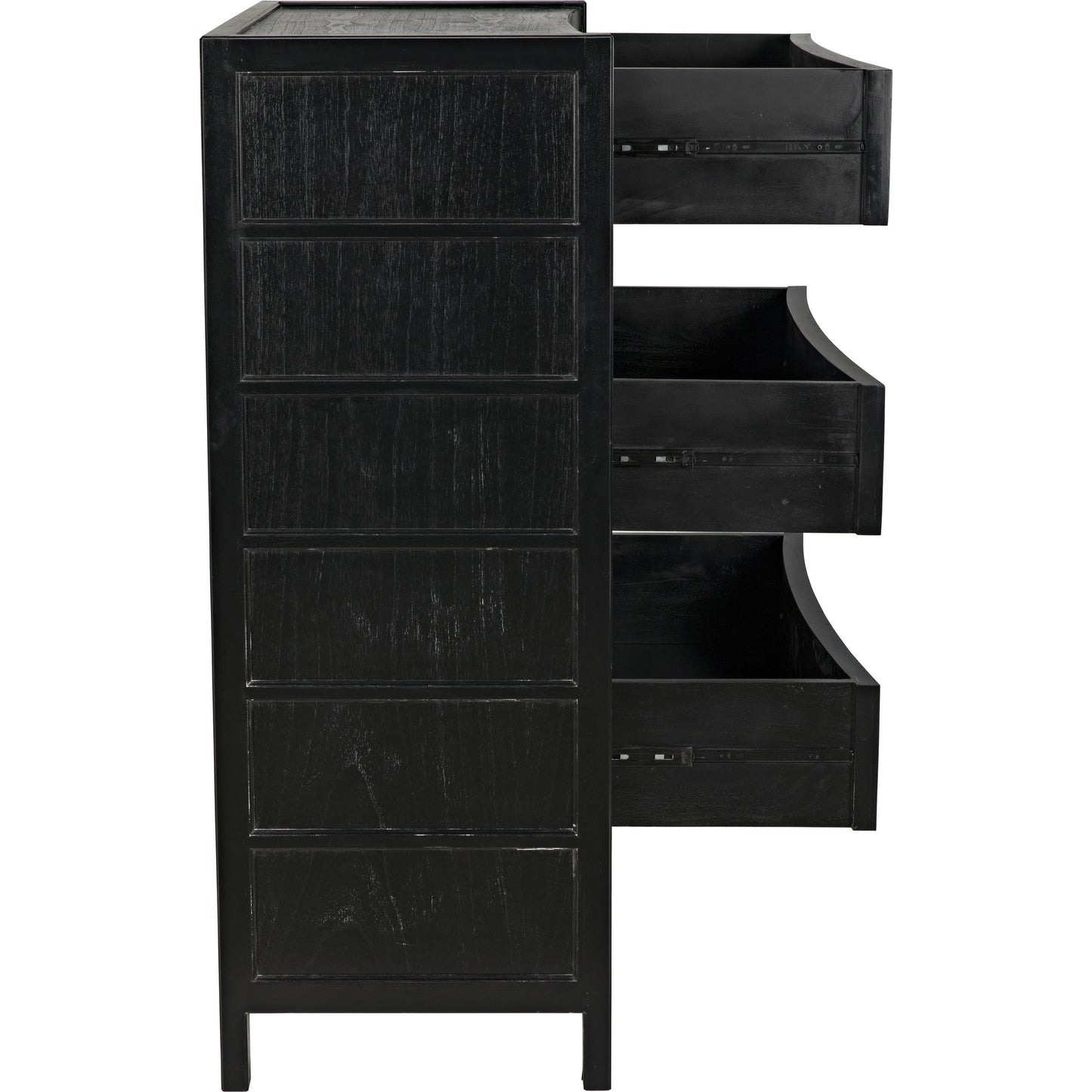 009 S-334854 | Additional Silo | Hampton Tall Boy by Noir. Made from mahogany in a transitional style.