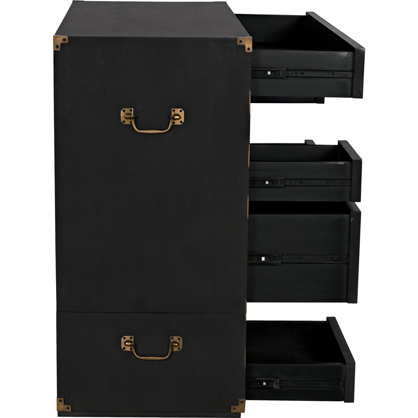 011 SI-1956833 | Additional Silo | Charles Chest by Noir in pale. Made from mahogany with brass handles in a transitional style.