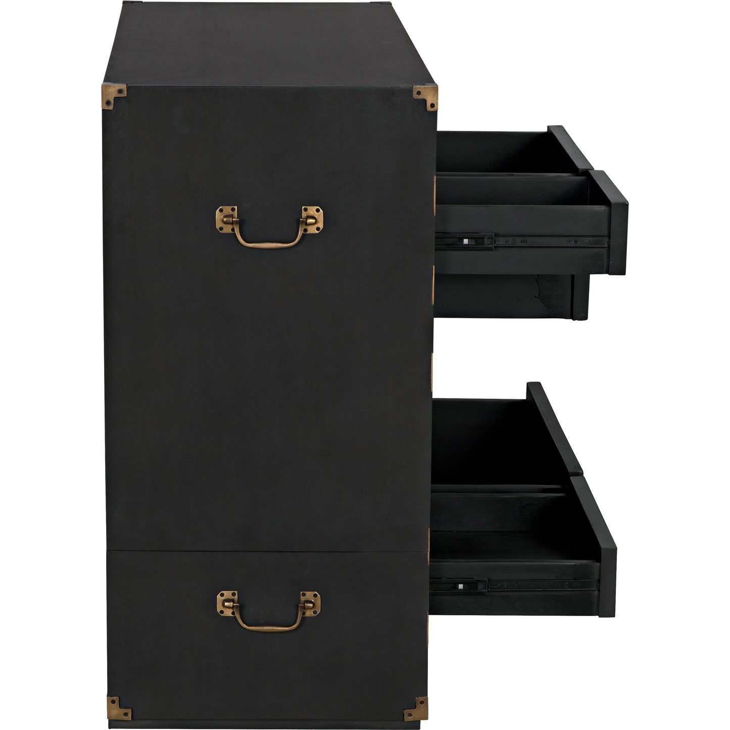 012 SI-1956833 | Additional Silo | Charles Chest by Noir in pale. Made from mahogany with brass handles in a transitional style.