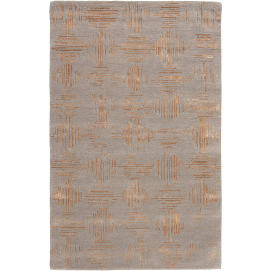 001 SR-774117,SR-774118 | Primary Silo | Banister Rug by Jaipur Living in gray, gold. Made from 77% wool 23% viscose in a unique style.